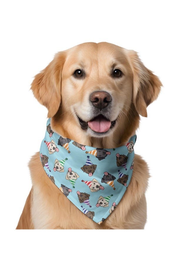 W WoofBox Birthday Celebration Dog Bandana | This Stunning Gorgeous Dog Bandana Scarf is Perfect for Your Dog’s Birthday Celebration. One Size Fits All. - Image 1