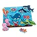 B. Toys B toys Peek Explore Under The Sea Wooden Chunky Puzzle Underwater Ocean Animals 2 Years - Image 2