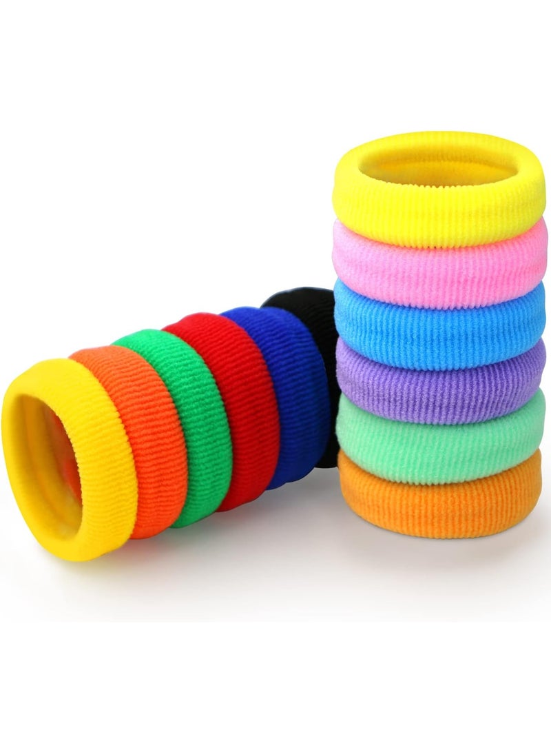 Children's Hair Care Accessory Set - Includes soft hair ties and a cartoon-themed comb - Assorted Colors - Image 3
