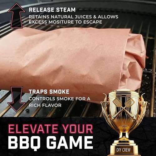 DIY CREW Pink Butcher Paper Roll - 24 Inch x 200 Feet - Food-Grade Peach Butcher Paper for Smoker, BBQ, Smoking and Wrapping Meat - Unbleached, Unwaxed and Uncoated - Made in USA - Image 3