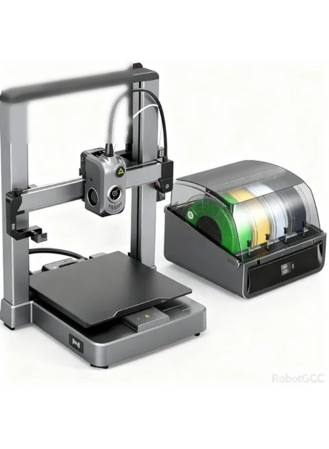 High Speed Multi Color 3D Printer with CFS Filament System, Auto Bed Leveling, RFID Smart Filament Detection, WiFi Remote Control, 500mm/s Fast Printing, FDM Desktop 3D Printer for Prototyping, STEM Education & Engineering - Image 1