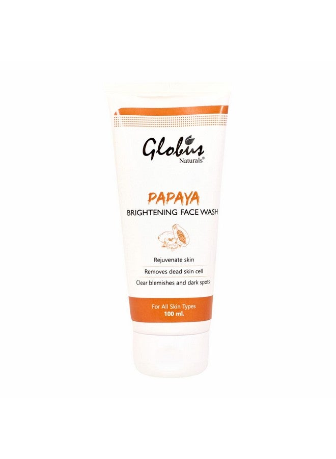 Globus Remedies Globus Naturals Purifying Papaya Face Wash For Tan Removal & Pigmentation 100 Ml - Image 1