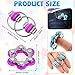 CHENGU 16 Pcs Fidget Toys Set Include 8 Six Roller Chain and 8 Key Flippy Chain Stress Reducer Anxiety Relief Bike Toys for Teens Adults ADHD Add Autism Bright - Image 3