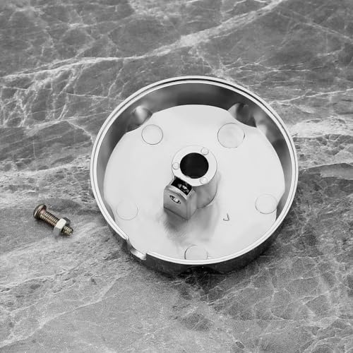 SING F LTD مفتاح التحكم في حوض الاستحمام SING F LTD القابل للظهور، مفتاح تصريف حوض الاستحمام، غطاء تصريف الحوض الزائد، ملحقات 75mm x 23mm، قطر الفتحة 10mm - Image 5