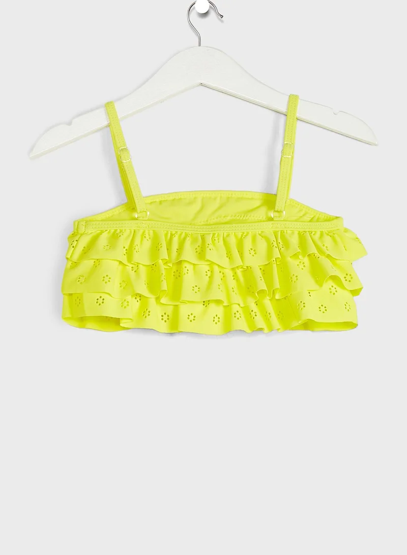MINOTI Kids Ruffle Detail Bikini Set