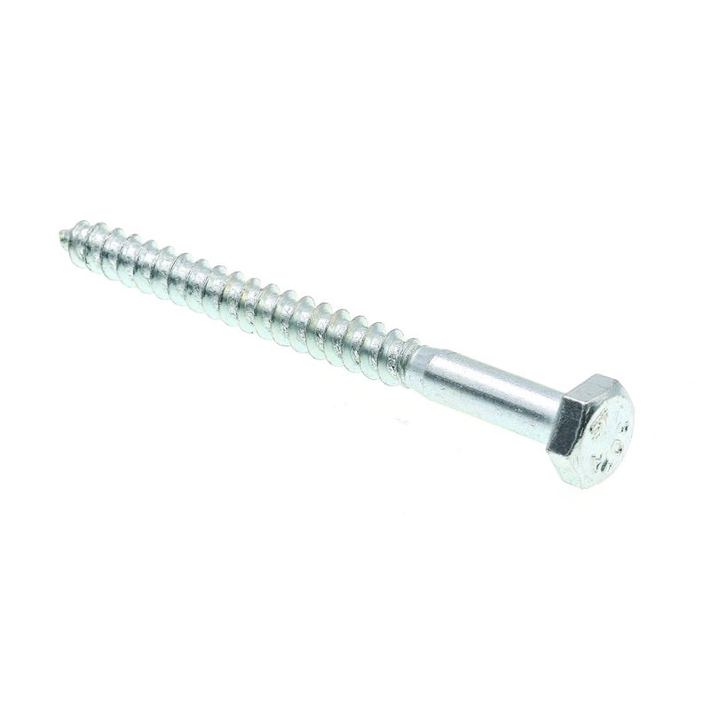 Prime-Line براغي لاغ سداسية من برايم لاين 9055135، 1/4 بوصة × 3 بوصة، فولاذ مطلي بالزنك من الدرجة A307 (100 حزمة) - Image 5