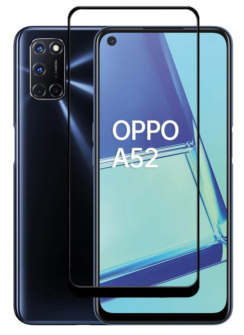 ACLIX Antistatic ESD Dustproof Premium Quality High Definition Tempered Glass Screen Protector Designed For Oppo A52 - Image 1