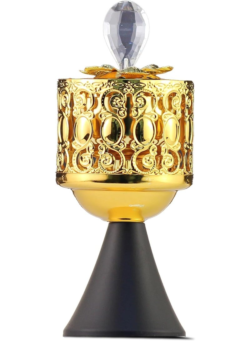 Charcoal Incense Burner, Bakhoor Burner, Oud Frankincense Incense Burner, Vintage Arabic Burner, Suitable For Arabian Oud, Yoga, Spa and Aromatherapy, Office & Home Decor (Style 63) - Image 1