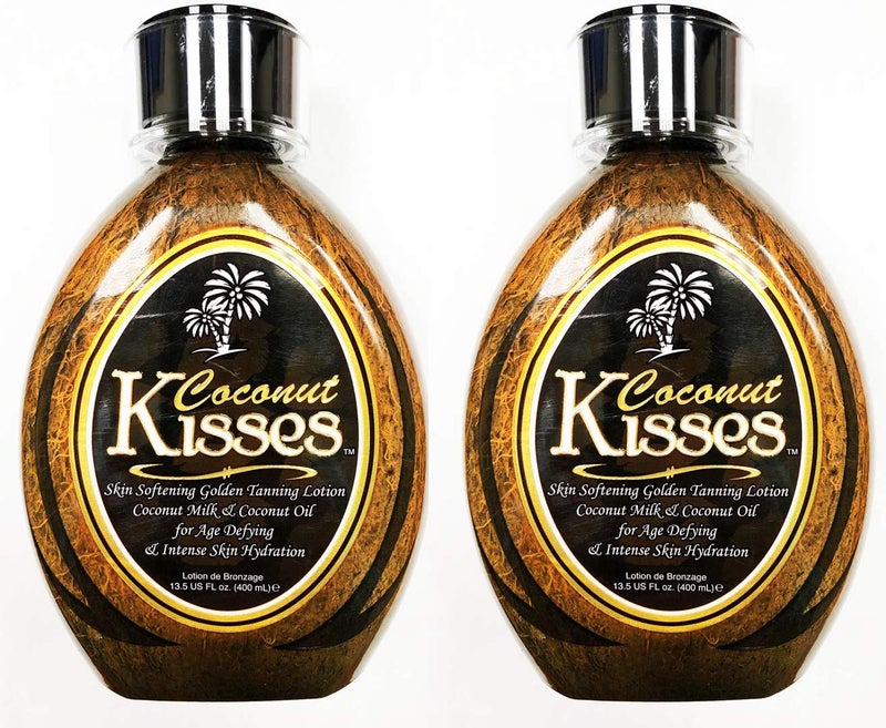 Ed Hardy Lot of (2) Ed Hardy COCONUT KISSES Golden Tanning Lotion, 13.5 oz - Image 1