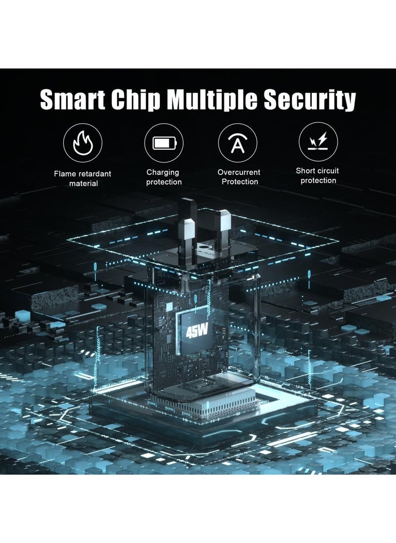 ELTRAZONE USB C Fast Charger, 45W Fast Charger Plug for Samsung, USB C Charger Plug Compatible with Samsung Galaxy S23/S23+/S23 Ultra/S22/S22+/S22 Ultra/S21/S20/Note 20/Z Flip4/Z Fold4 (Cable Not Included) - Image 4