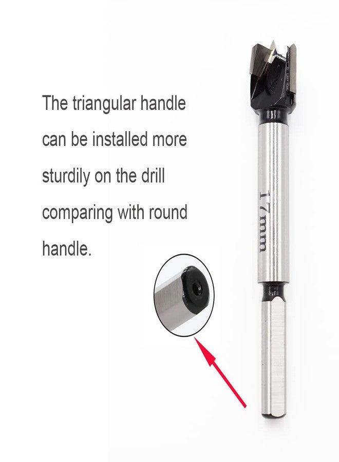 STORMCUBE Forstner Drill Bits 17mm (11/16 inch) Tungsten Carbide Wood Hole Saw Auger Opener Woodworking Drilling Tool Wood Cutter - Image 2