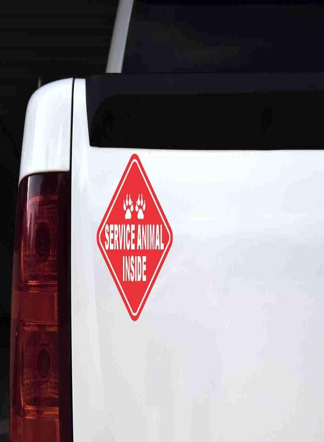StickerTalk Service Animal Inside Vinyl Sticker, 7 inches by 7 inches - Image 2