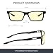 GUNNAR Premium Gaming and Computer Glasses Blocks 3598 Blue Light Vertex - Image 4