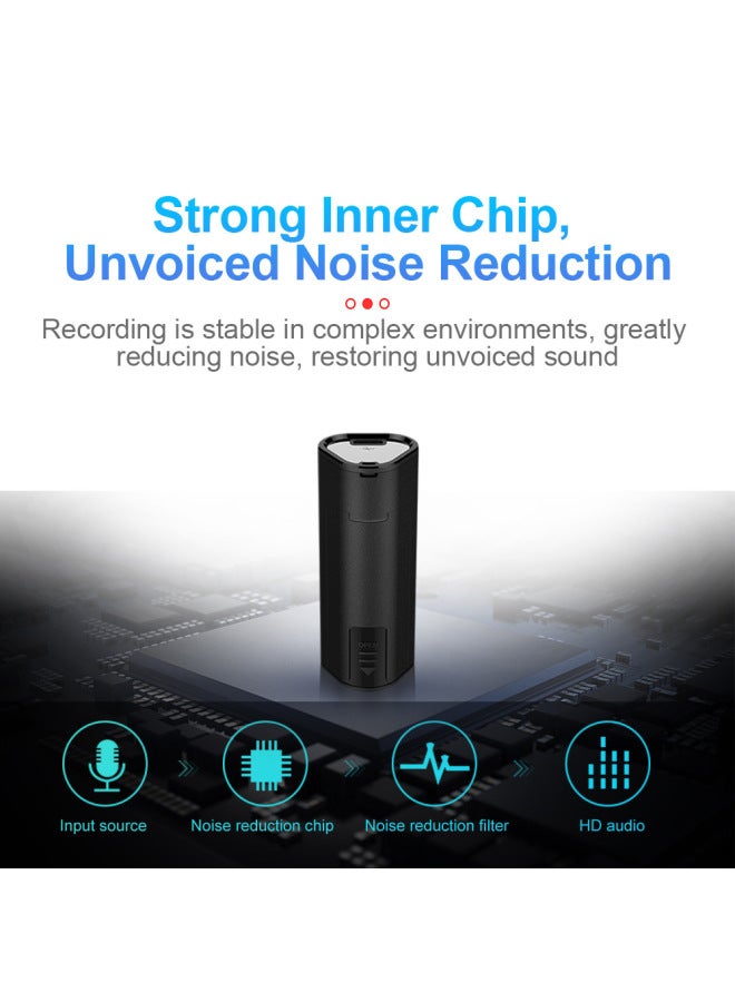 Source Q51 Encrypted Conference Recorder Mp3ai Intelligent Professional HD Noise Reduction Voice Recorder-Color:Neutral English (recording About 500 Hours)-Capacity:32GB - Image 2
