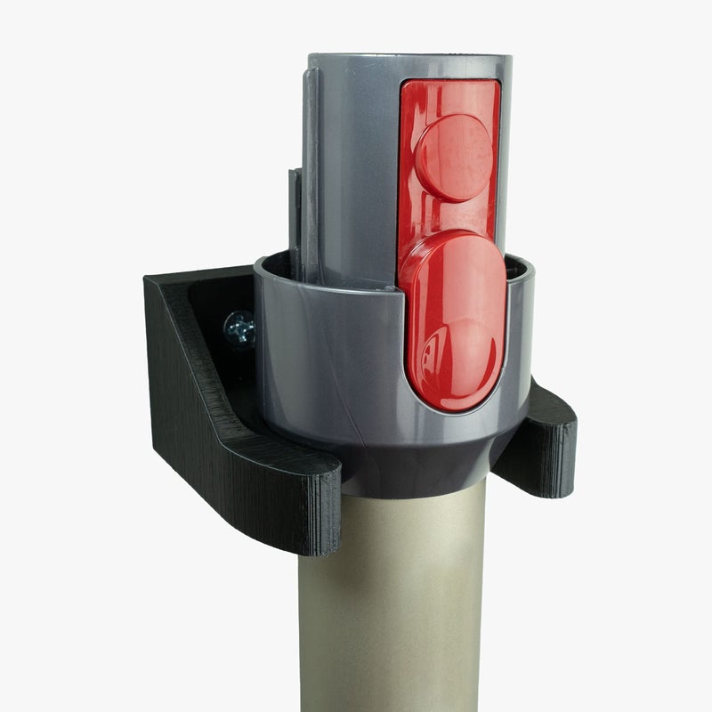 Built3D Built3D Wall Mount Holder for Dyson Stick Wand Tube V15 V11 V10 V8 V7 Absolute Complete Extra Animal Outsize Detect Stick Vacuum Cleaner Wall Hook Hanger and Storage Black 016B