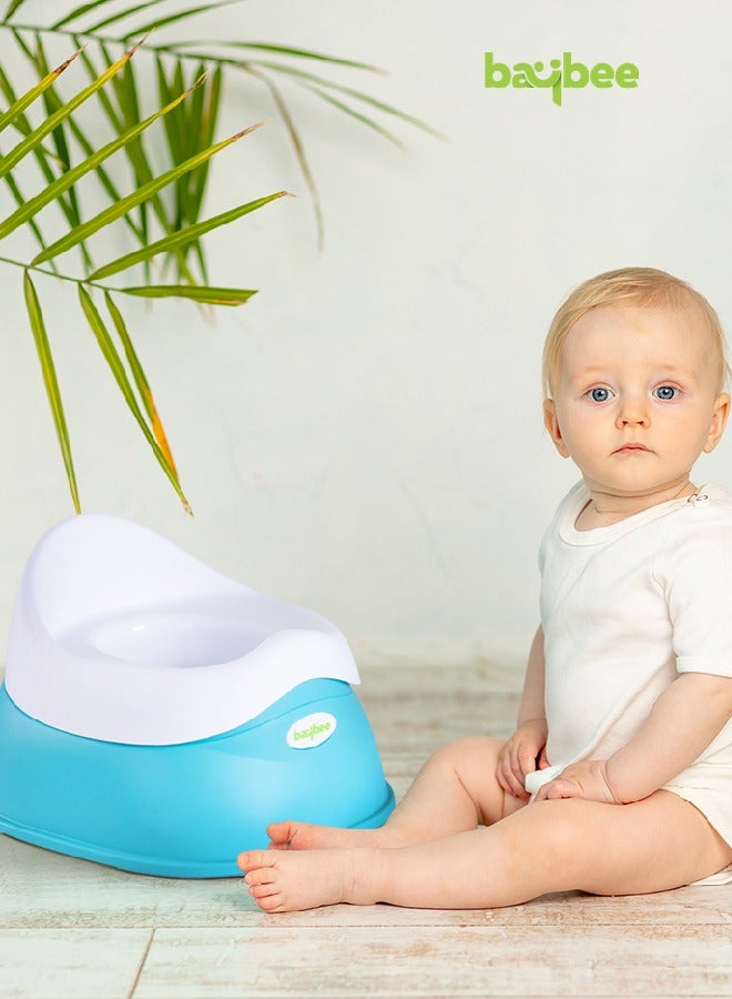 Baybee Neo Baby Potty Training Seat for Baby, Portable Kids Potty Chair Seat for Toddlers with Detachable Bowl & High Backrest, Baby Toilet Seat Potty Seat for Kids 0 to 3 years Boy Girl (Blue) - Image 2