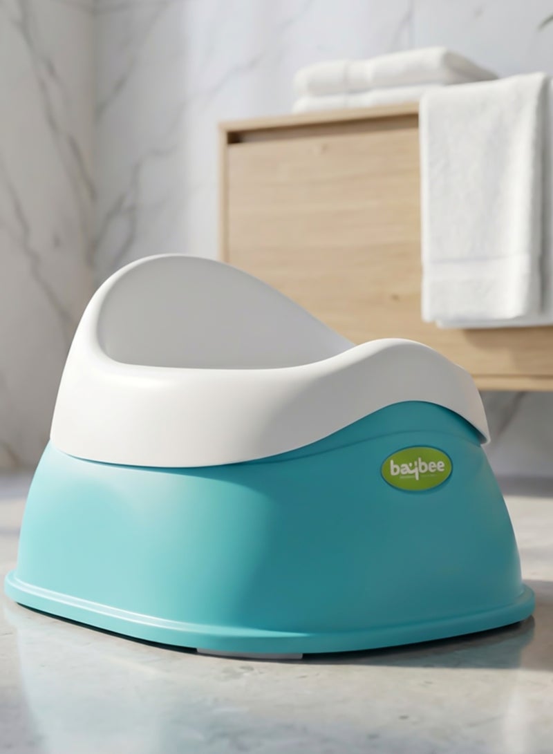 Baybee Neo Baby Potty Training Seat for Baby, Portable Kids Potty Chair Seat for Toddlers with Detachable Bowl & High Backrest, Baby Toilet Seat Potty Seat for Kids 0 to 3 years Boy Girl (Blue) - Image 1