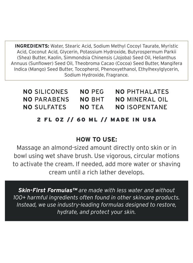 SUPPLY - Ultra Lather Shaving Cream - White Birch & Sage - Lathering, Mens Shaving Cream - Hypoallergenic, Naturally Soothing, Noncomedogenic - Protects Against Razor Burn and Irritation - 3.4 Oz Jar - Image 5