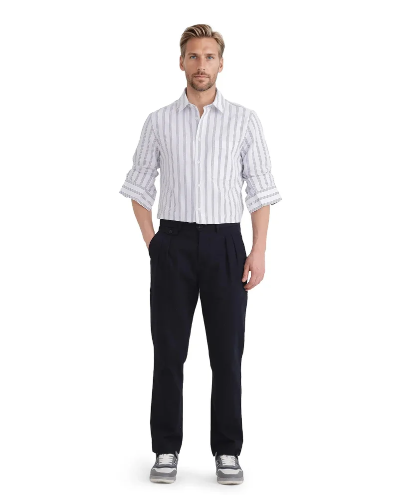 Rare Rabbit Men's Regular Fit Striped Shirt