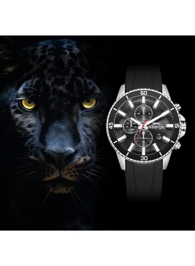 Slazenger Men's Silicone Multi Function Watch SL.9.2572.2.351 - 44 mm