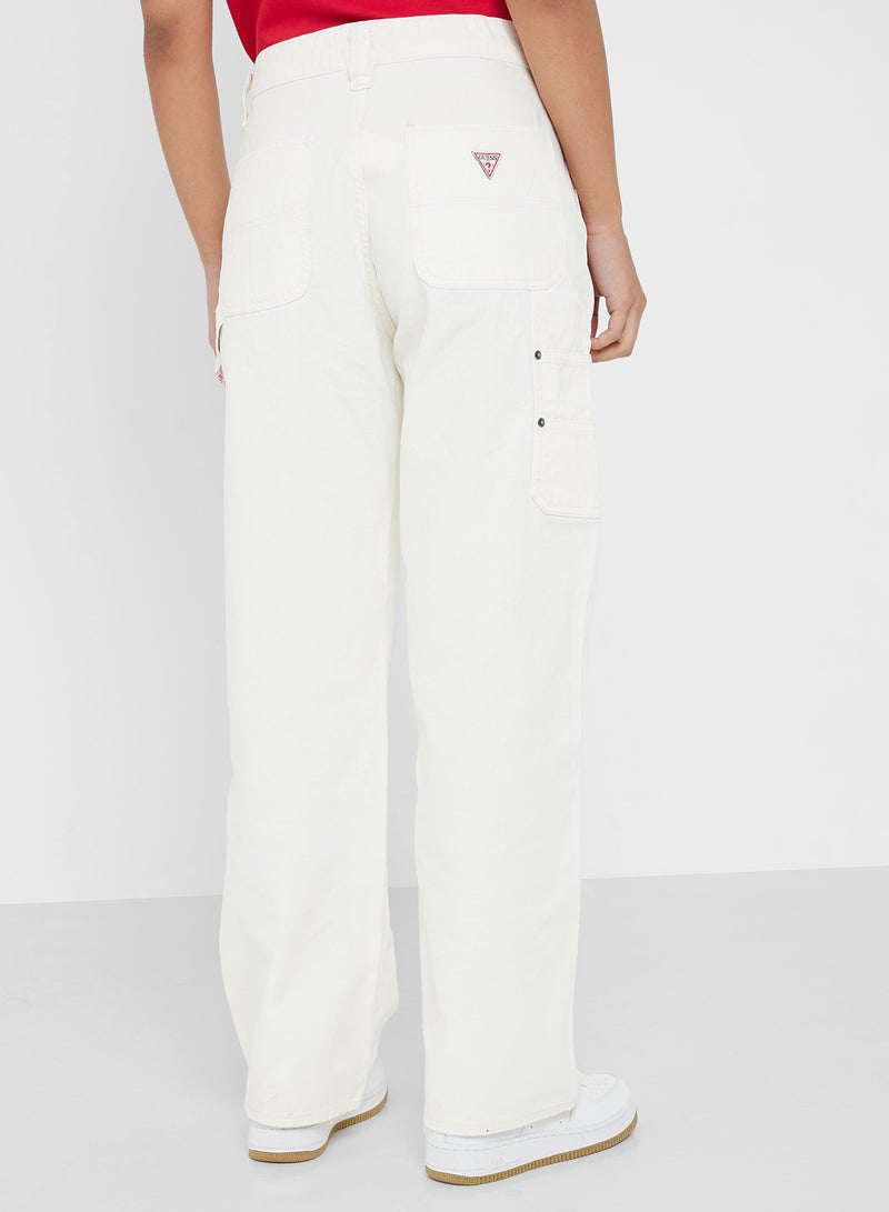 GUESS Unisex Carpenter Regular Fit Pants - Image 5