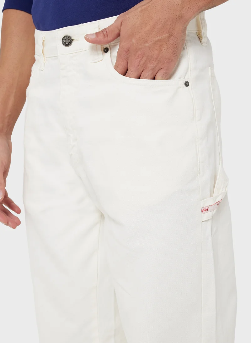 Guess Jeans Unisex Carpenter Regular Fit Pants