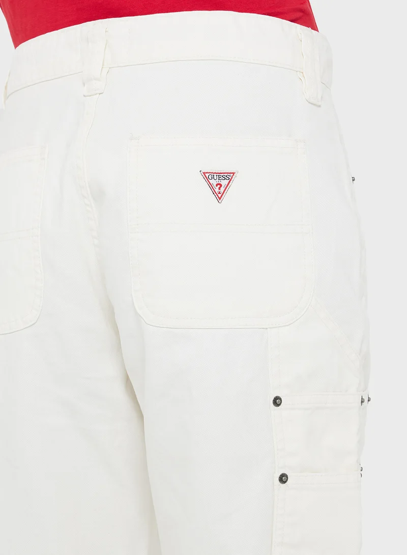 Guess Jeans Unisex Carpenter Regular Fit Pants