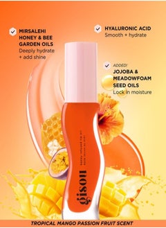 Gisou GISOU Honey Infused Lip Oil Mango Passion Punch | Hydrating Sheer Hot Coral Gloss - 8ml  - Image 2