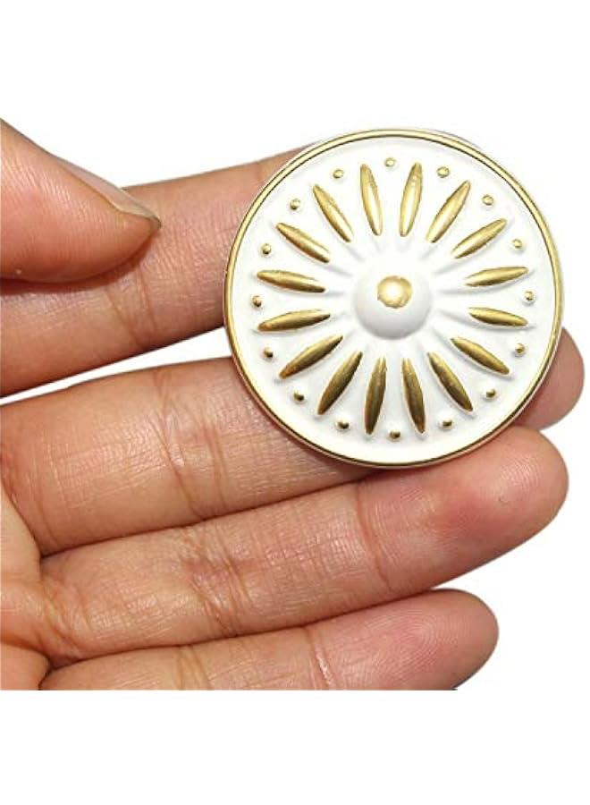 10Pcs 35mm Ceramic Drawer Knob for Cabinet, Dresser, Wardrobe - Single Hole Pull Handle - Image 2