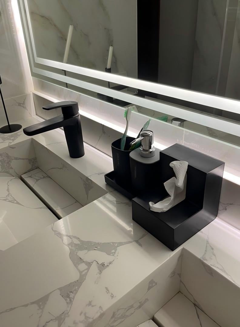 Creative L-Shaped Tissue Box Black - Image 4