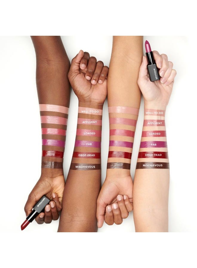 Younique MOODSTRUCK OPULENCE Creamy Lipstick - AFFLUENT | A hydrating, long-lasting pink mauve shade enriched with castor seed oil & Vitamin E | Perfect for women seeking a lush, durable lip color - Image 5