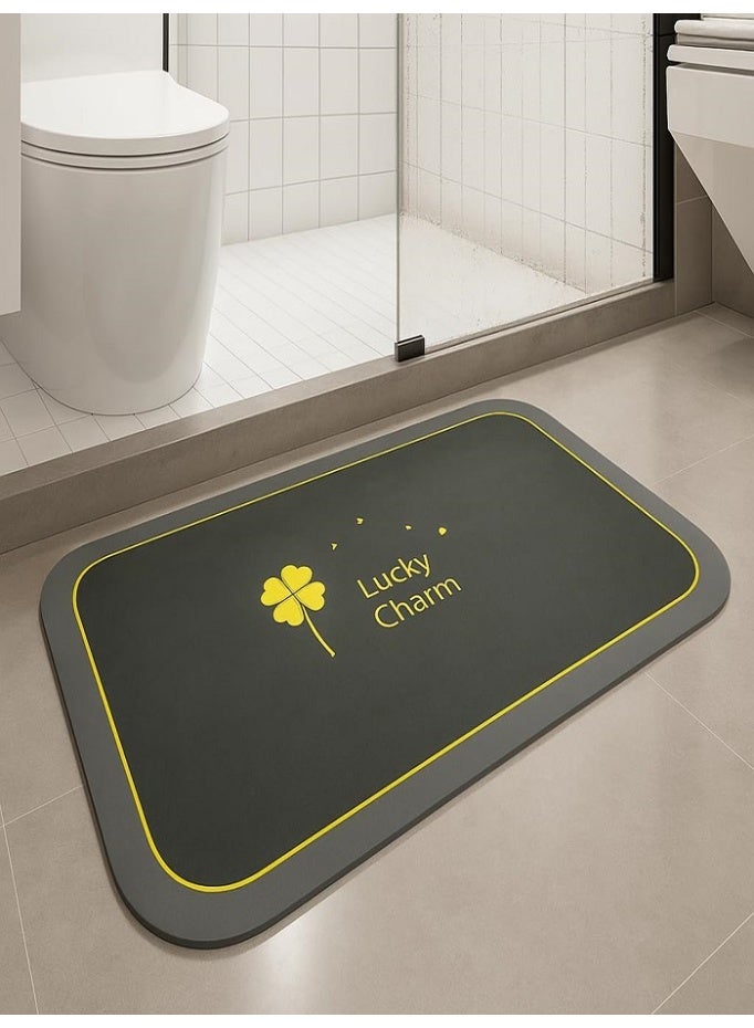 LIVVY Non-Slip Bathroom & Kitchen Mat 60x40 cm – Super Absorbent Quick Dry Soft Floor Carpet for Shower, Toilet & Home Decor Anti-Slip, Water Absorbent, Fast Dry, Durable Rug - Image 1