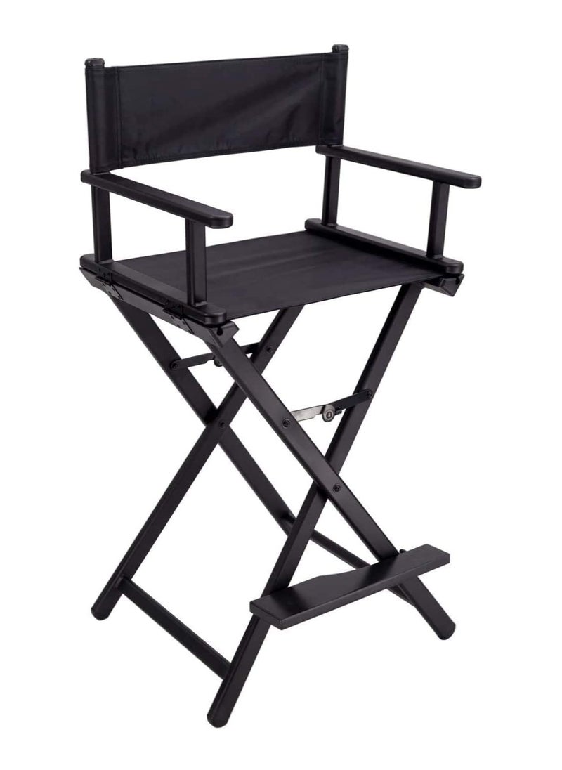 Organized Home Lightweight Aluminum Portable Professional Director Makeup Artist Chair, Foldable Aluminum Makeup Director Chair Make Up Artist Chair  - Image 1