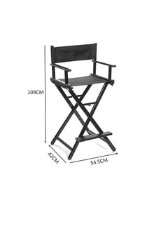 Organized Home Lightweight Aluminum Portable Professional Director Makeup Artist Chair, Foldable Aluminum Makeup Director Chair Make Up Artist Chair  - Image 2