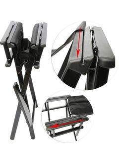 Organized Home Lightweight Aluminum Portable Professional Director Makeup Artist Chair, Foldable Aluminum Makeup Director Chair Make Up Artist Chair  - Image 4