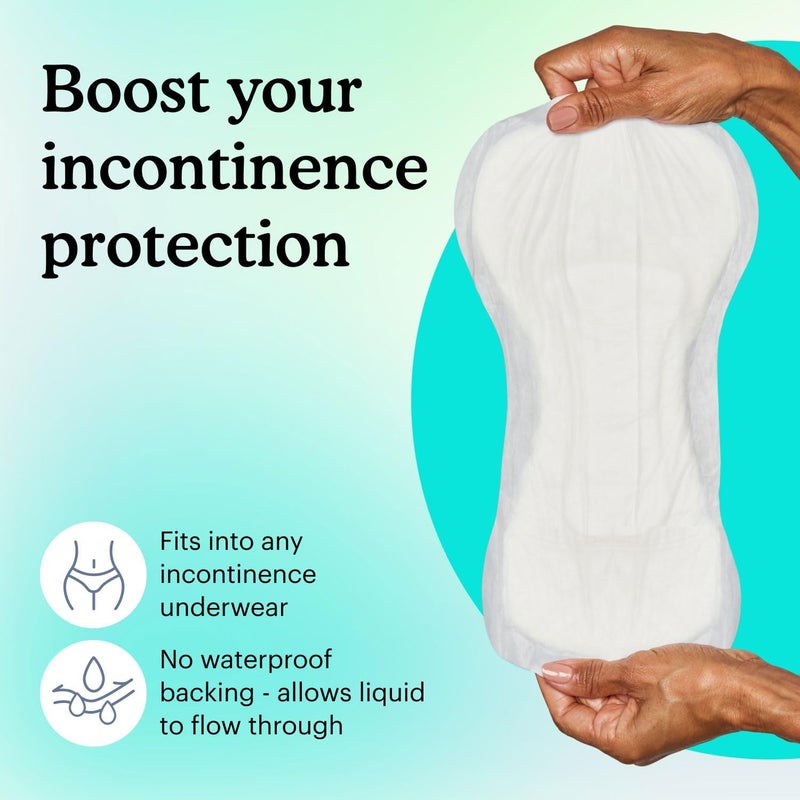 because Premium Incontinence Booster Pads for Men and Women Adds Extra Absorbency to Adult Diapers Super Soft Adhesive Strip Backing Unisex 45 Count - Image 2