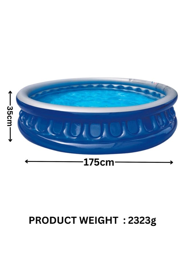 كادي ون حوض سباحة جانبي ناعم قابل للنفخ مقاس 175x35 سم، مسبح أطفال - Image 2