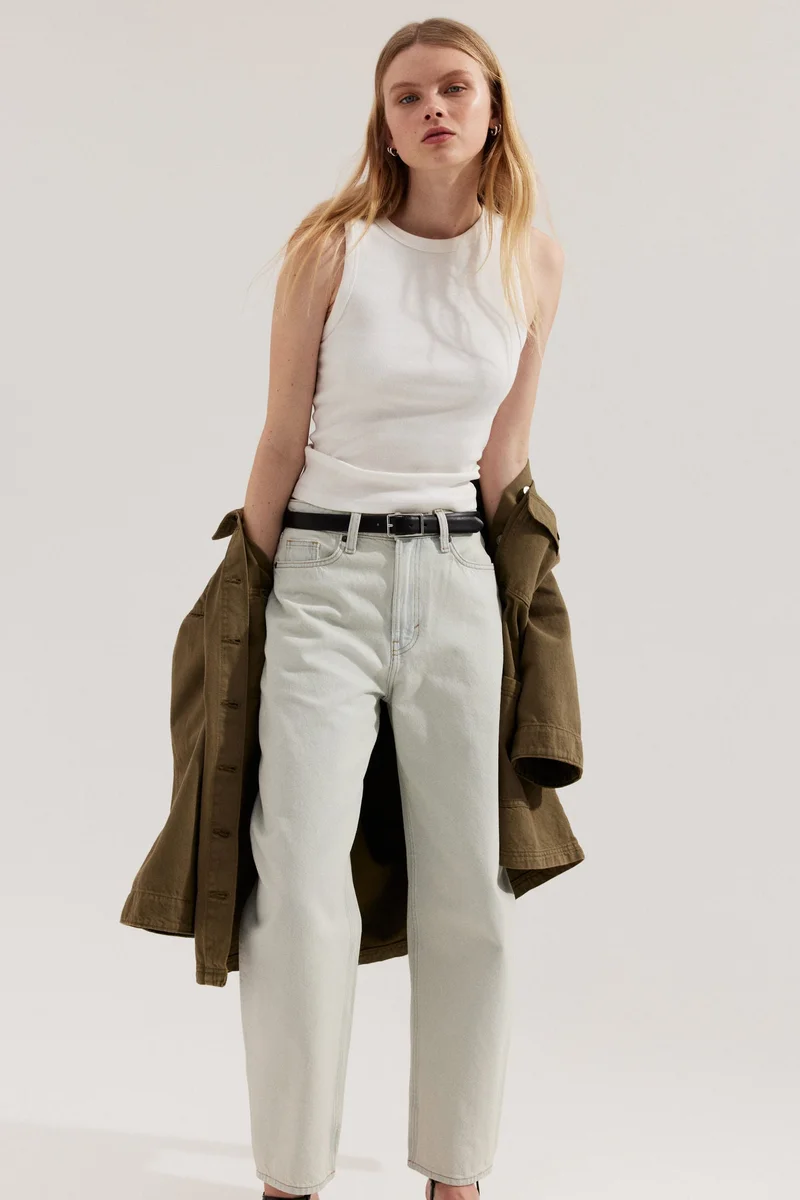 H&M Barrel High Jeans