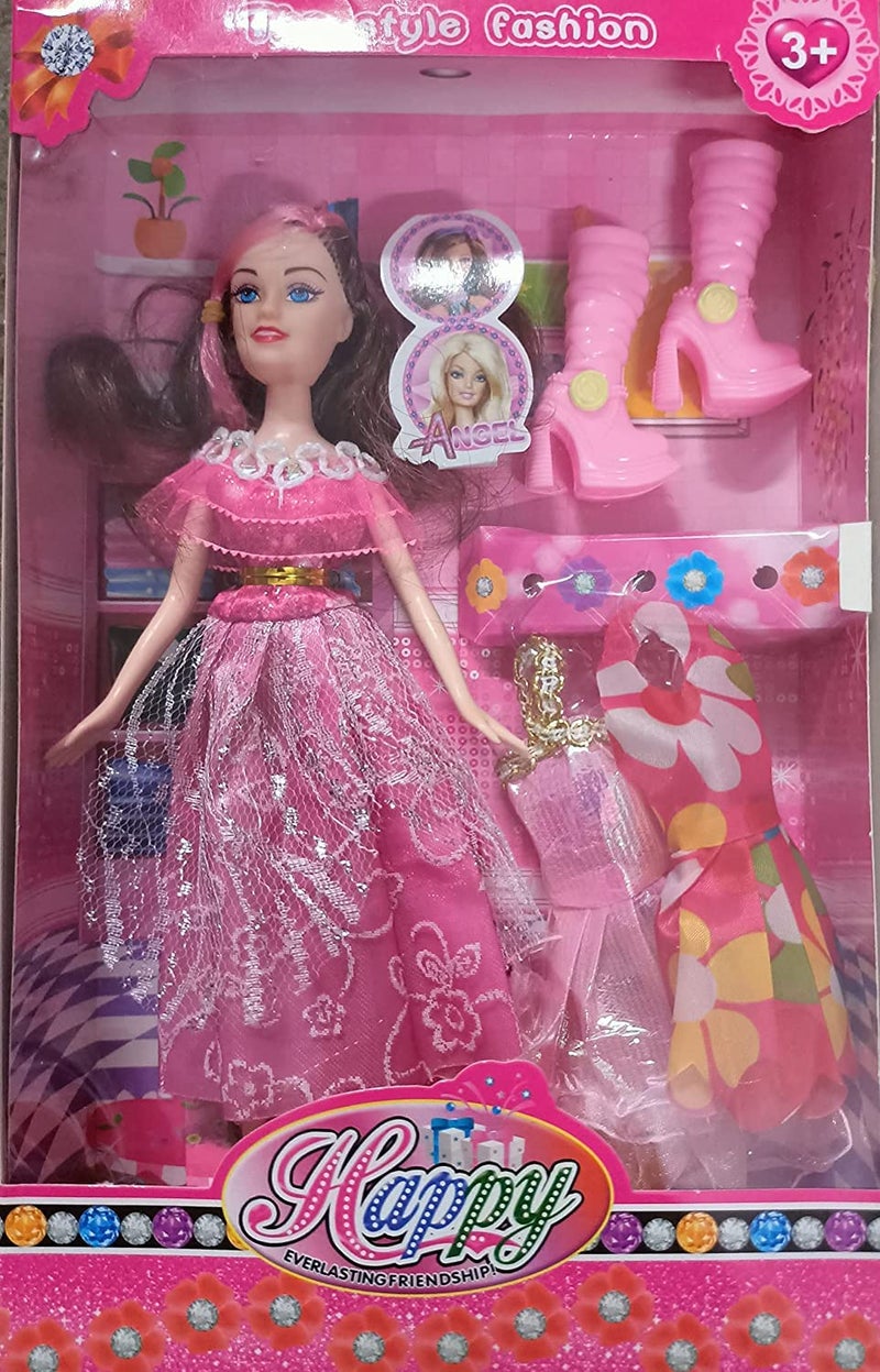 Cri8Hub Combo Trending New Happy Fashion Doll Set with Accessories Playset & Dolls House for Girls, Dolls Set for Kids Girls and Boys(Dolls for Girls) - Image 3