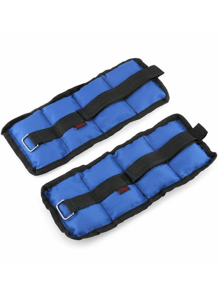 UFIT Double Ankle & Wrist Sand Weights With Carry Bag, Blue 0.5KG (0.25KG×2PCS) - Image 3