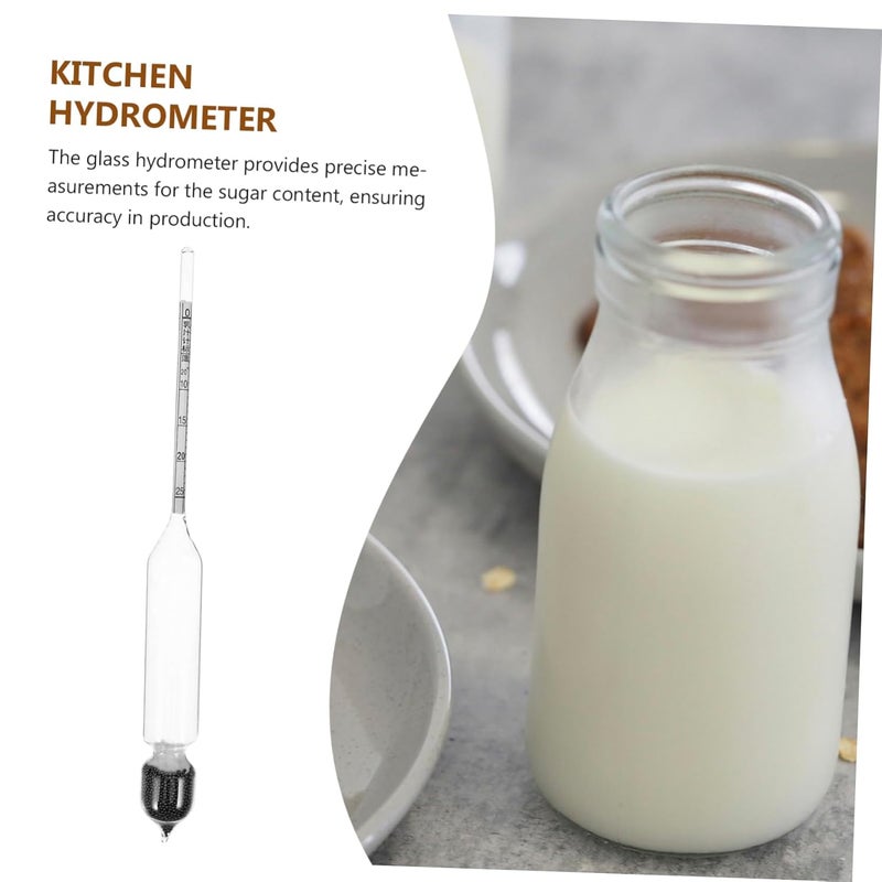 Lactometer Hydrometer for Milk Testing Manual Density for Goat and Cow Milk Accurate Measurement Tool for Home and Kitchen Use and Reusable Design - Image 4