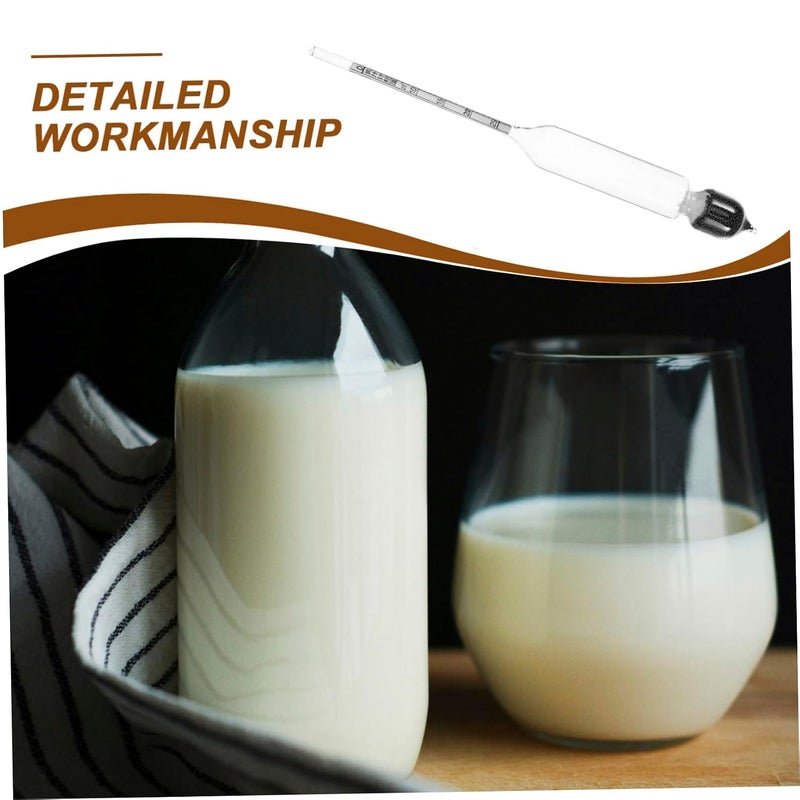 Lactometer Hydrometer for Milk Testing Manual Density for Goat and Cow Milk Accurate Measurement Tool for Home and Kitchen Use and Reusable Design - Image 2