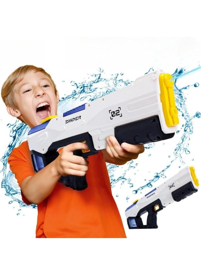 GGEROU Kids Electric Water Gun, High Pressure Water Gun Electric Powerful Squirt Guns, Automatic Large Capacity Water Blasters for Kids & Adults Summer Pool Beach Party  - Image 3