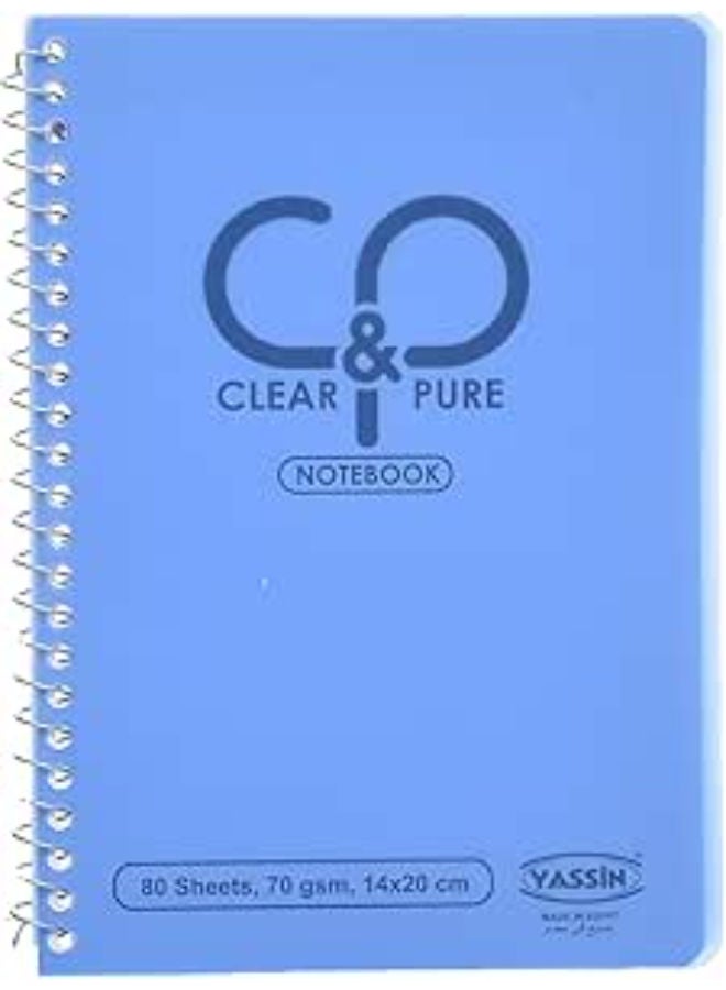 Yassin C&P Notebook, 80 Sheets A5 for Organized Notes, Journaling, and Schoolwork - Image 1