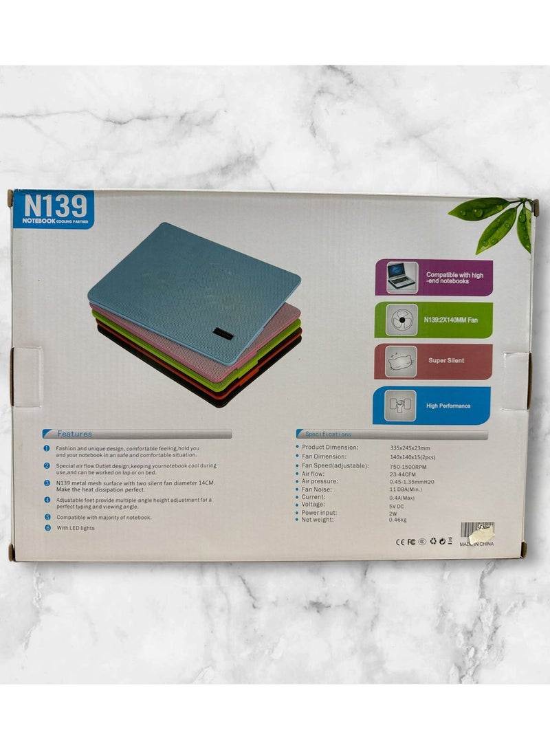 notebook cooler pad with  scilent fans - Image 3