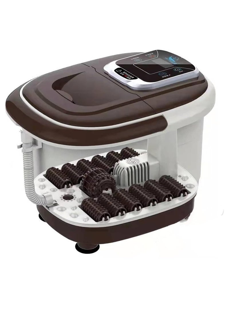 جهاز تدليك القدم الكهربائي وحمام حوض عميق للباديكير اليكتريك متعدد الألوان - Image 1