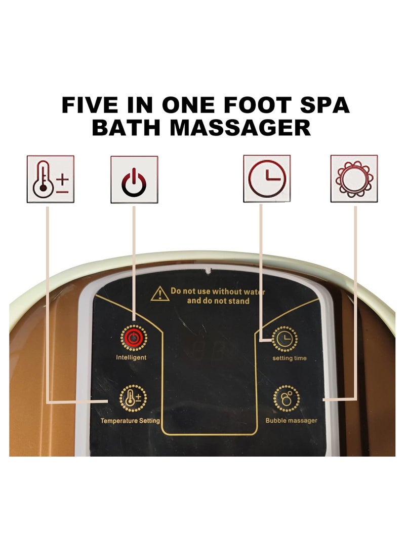 جهاز تدليك القدم الكهربائي وحمام حوض عميق للباديكير اليكتريك متعدد الألوان - Image 2