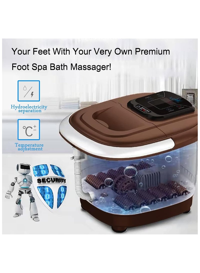 جهاز تدليك القدم الكهربائي وحمام حوض عميق للباديكير اليكتريك متعدد الألوان - Image 5