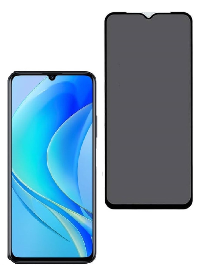 we3 Tempered Glass Screen Protector Anti-Spy Privacy Designed For Huawei nova Y70 Full Glue Edge to Edge Full Screen Coverage And Bubble Free - Image 1
