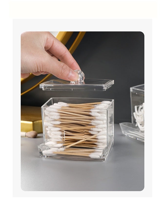 Transparent Makeup Cosmetic Container Storage Holder Box - Image 3